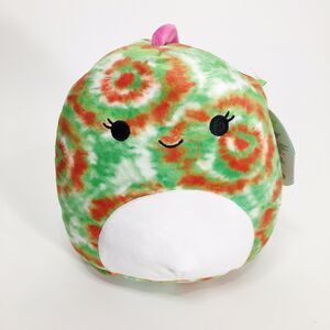 Squishmallow 7.5"‎ Inch Winifred Chameleon Tie Dye Plush New with Tags Kellytoy